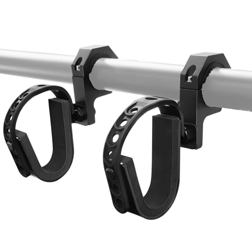 StarknightMT UTV ATV Hunting Tool Rack Holder Fits 1 to 2 Roll Cage Alloy Steel Bracket with Protective Foam Compatible with Polaris RZR Ranger Can-Am Kawasaki Golf Cart