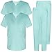 Produktbild MISEMIYA - Pack * 2 Pcs - Unisex-Schrubb-Set - Medizinische Uniform mit Oberteil und Hose ref.2-8178 - Large, Türkis