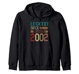 20th birthday gifts legend since september 2002 20 years old felpa con cappuccio