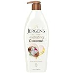 Jergens Hydrating Coconut Body Lotion, Hand and Body Moisturizer, Infused with Coconut Oil, Hydrates Dry Skin Instantly, Dermatologist Tested, 16.8 oz