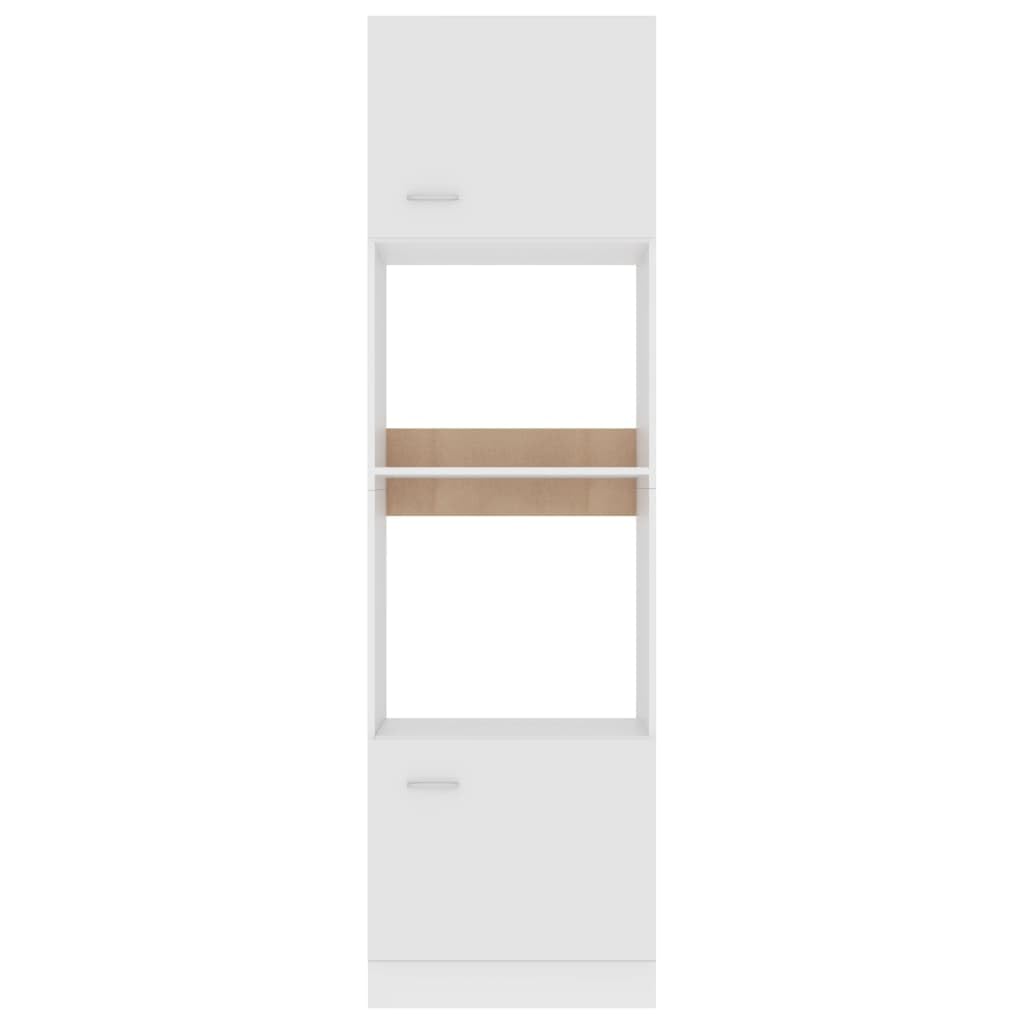 Générique Armoire à Micro-Ondes Lyon Blanc Bois d'ingénierie, Meubles, Armoires & Meubles de Rangement, Meubles de Cuisine, Blanc, (Poids 56.7KG)