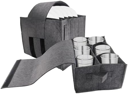 Lot De 4 Assiettes Alu Et 3 Tasses Inox Pour Camping - État Correct - Occasion