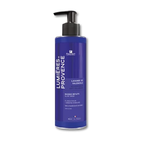 Masque violet repigmentant Fauvert cheveux blonds déjaunisseur lavande de Valensole
