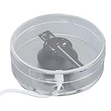 Ventilador Holográfico 3D WiFi, Proyector Publicitario de 11 Cm, Máquina Ventilador de Holograma de Ojo Desnudo con Cuentas Luz LED para Decoración Navidad, Hogar y Oficina