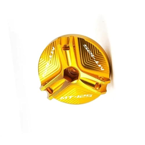 Tapa de aceite CNC de aluminio para Yamaha MT-125, protección contra fugas y diseño duradero