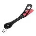 32cm Faux Leather Paddles, Black