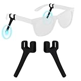 2 Pcs Smart Glasses Sound Booster, Universal Silicone Audio Enhancer for AI & AR Smart Glasses Compatible with Rayneo Volume Boost Privacy Listening Noise Reduction