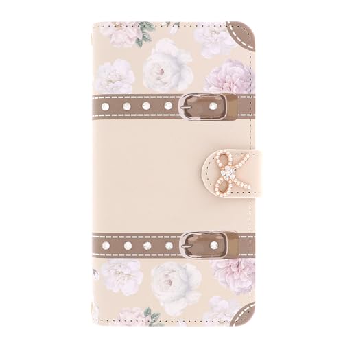 BASIO active /SHG09 (+) ベイシオ デコ キラキラ スマホケース 全機種対応 携帯ケース 手帳型 カード収納 スタンド機能 全面保護 耐衝撃 プレゼント 人気 おしゃれ かわいい 花柄 レース リボン ベルト diary-trunk