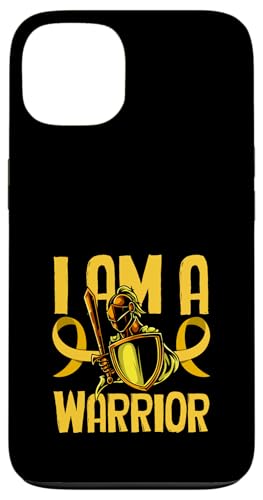 I Am A Warrior Childhood Cancer Guerrier Childhood Cancer Coque pour iPhone 13