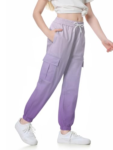 Image of SANGTREE Girls & Womens Printing Cargo Jogger Pants,6 Years - Women 2XL