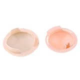 Non-brand 2pcs Cabeza de Muñeca Cáscara Dura + Cuero Cabelludo Suave Sin Pelo para Muñeca Blythe Media