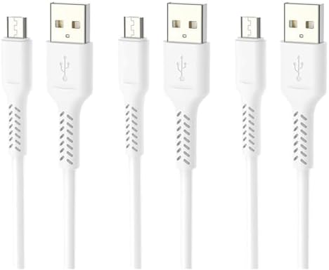 Mancro Micro USB Cable, Universal 3Pack 6ft Long Android