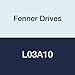 Fenner Drives L03A10 Neolink V-Belt, A/10 Section, Neoprene, 13 mm, 10 m Overall Length, Black