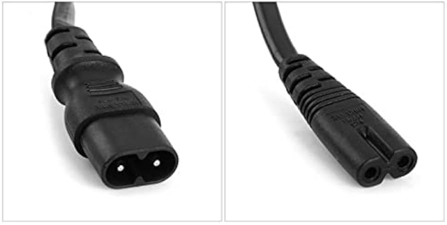 Amazon | Cablecc IEC 60320C8プラグからC7レセプタクルオス-メス延長