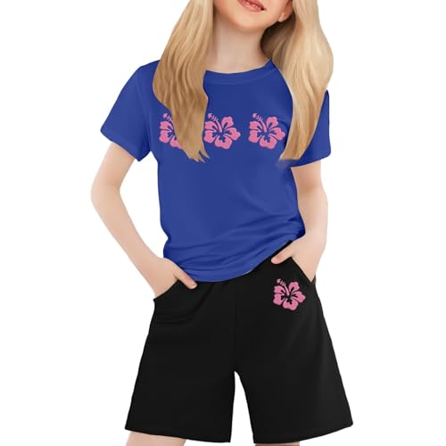T-shirt enfant manches courtes en coton respirant imprimé animaux 2-8 ans