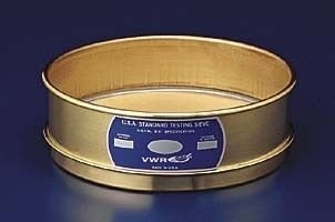 ADVANTECH MANUFACTURING 270BB8F Brass Frame Wire Cloth Test Sieve, 8" Diameter, #270 Mesh Size, Full Sieve Height