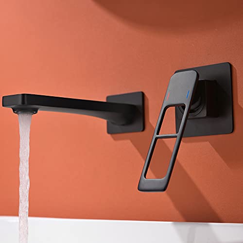 Robinet à haut débit avec commande eau chaude froide pour lavabo - 4