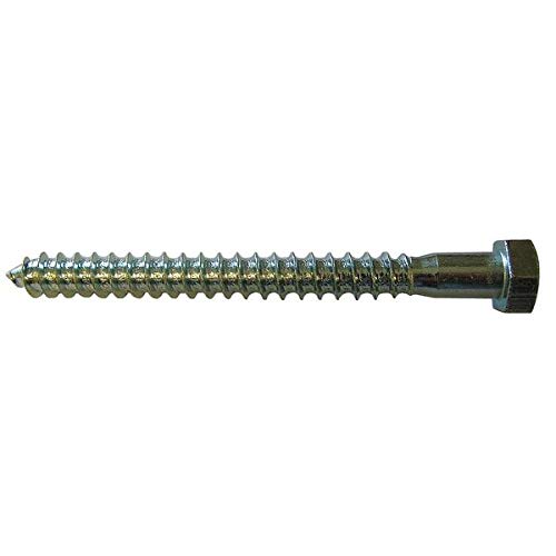 Hex Lag Screw, Zinc, 5/8x4 L, PK25
