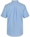Nautica Big Boys School Uniform Short Sleeve Performance Oxford Button-Down Shirt, Ox Blue, 8