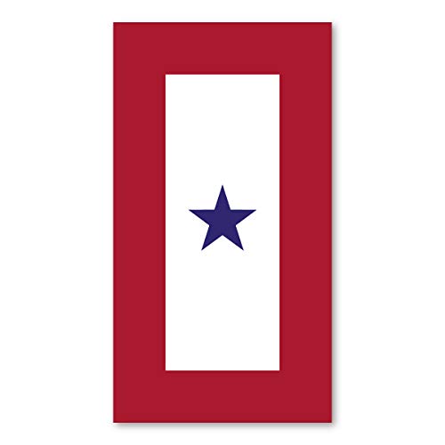 Imán decorativo Blue Star Service Flag 5.5" x 3"
