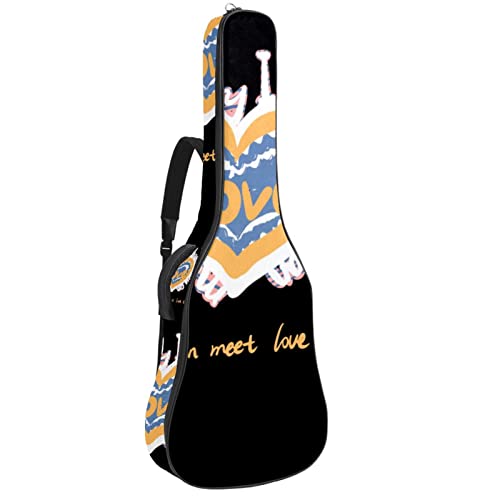 Housse de protection épaisse en éponge imperméable pour guitare acoustique, électrique, basse, guitare classique… - Les Beatles, Paul McCartney, John Lennon, RIngo Starr, George Harrison Housse de protection épaisse en éponge imperméable pour guitare acoustique, électrique, basse, guitare classique…