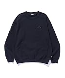 パネルクルーネックスウェットシャツ PANELED CREWNECK SWEATSHIRT 101261012014 BLACK M