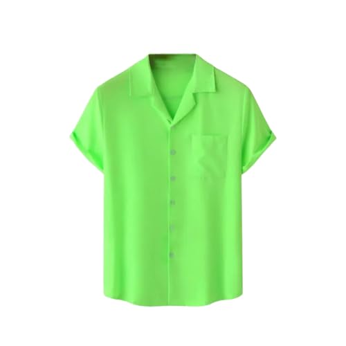 Chemise de plage boutonnée homme à manches courtes confortable et douce