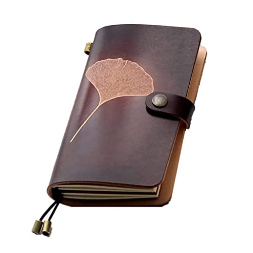 旅行メモ帳、 A5 A6 手作りレトロ空白スケッチメモ帳 男女学生旅行用(Bn 2)