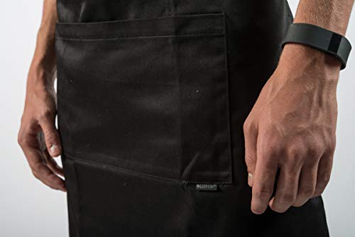 LUDI-VIN Apron Sommelier Black, 22 x 1,5 x 25 cm - Image 3