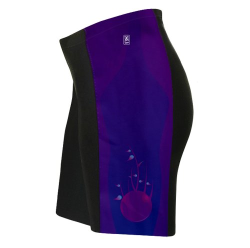 Purple Twist Cycling Shorts for Men - Size 3XL