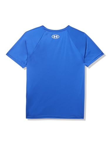 Image of Under Armour Boys' Tech Hybrid Printed Fill Short-Sleeve T-Shirt