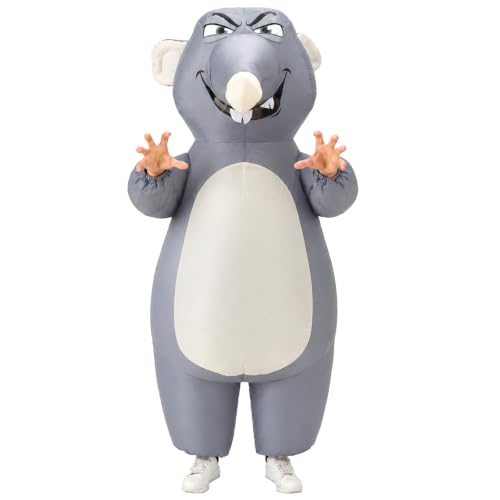 Inflatable Rat Costume Halloween Blow up Costumes for Adult Men Women