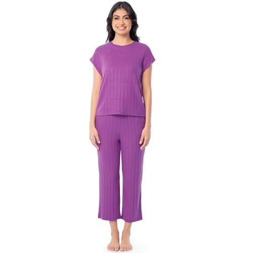 Ensemble de nuit Fruit of the Loom anti-transpiration avec short confort et manches amples