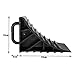 AUTOXBERT 2Pcs Wheel Chock Skid Resist Plastic High Strength Car Truck Stopper Control Wheel Anti-Slip Block Tire Support Pad