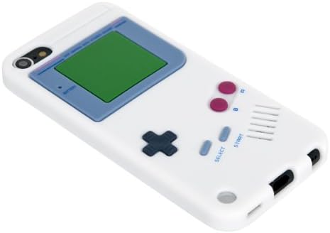 iPod Touch, iSee Case (TM) Game Boy Control Silicone Full Cover Case for Apple iPod Touch 6 6th Generation / 5 5th Generation (it6-Gameboy White)
