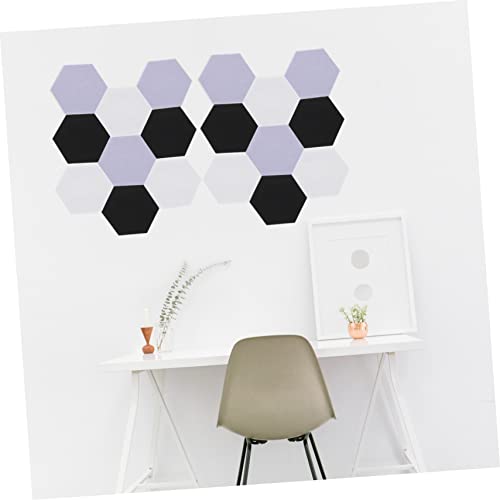 Paneles Acústicos Hexagonales ibasenice 12pcs Paneles Absorbentes de Sonido Autoadhesivos para Pared, Material Resistente al Fuego de Alta Densidad para Estudios Ktv y Uso en Casa miniatura 2