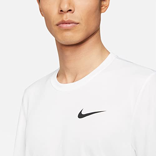 Nike M NK DF SUPERSET Top SS T-Shirt, White/Black