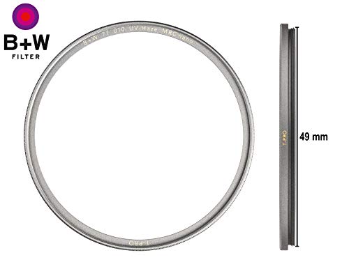 B + W Uv-Haze Protection Filter For Camera Lens – Ultra Slim Titan Mount (T-Pro), 010, Htc, 16 Layers Multi-Resistant And Nano Coating, Photography Filter, 49 Mm #TOP1