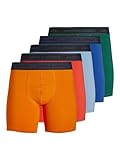  Bestseller A/S JACJOEY Boxer Briefs 5 Pack, Caleçon Boxeur Homme, Silver Lake Blue/Pack:Nautical Blue - Aventurine - Exuberance - Bittersweet,