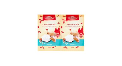 Lambertz Lebkuchen Mix - Soft Gingerbread Spiced Biscuits 400g - Pack of 2 - Image 2