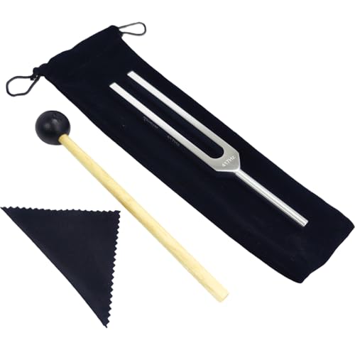 Miwayer Professional RE 417 Hz Tuning Forks for Healing, Medical, and Music - Multi-Frequency Tuning Fork Kit for Sound Therapy, Meditation, Chakra Balancing, and Instrument Tuning