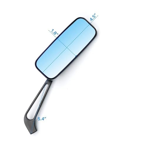 Espejo retrovisor de aluminio mecanizado para motos CB750 2