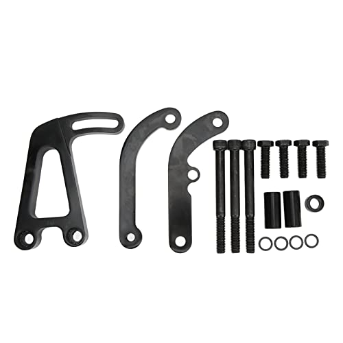 Kit de suporte de direção hidráulica, Akozon liga de alumínio LWP kit de suporte de bomba de água lo