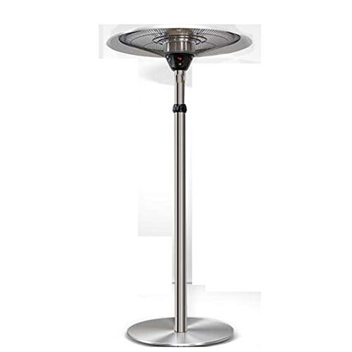 Stand Heizstrahler Wärmestrahler Infrarotstrahler Terrassenstrahler Gas Heizpilz Terrasse Edelstahl Heizgerät Kippschutz Abschaltautomatik