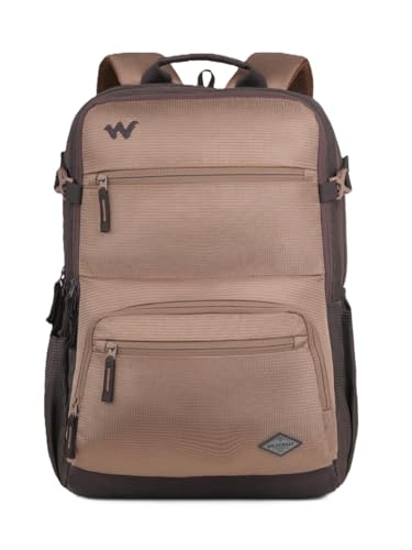 Wildcraft Drifter 45 Laptop Backpack Bag for Man & Women, 45L Ideal bags for men Office use/School/College Boys and Girls, 4 Compartment Bag, Brown