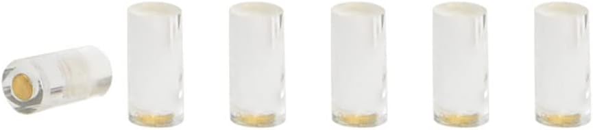 russell+hazel Acrylic and Gold Magnets, Home and Work Office Organization and Decoration, 6 Count, 62856