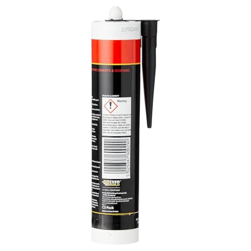 Everbuild EVBPCHEATSIL Heat Resistant Silicone Sealant, Black, 310 ml