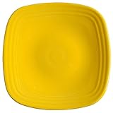 Homer Laughlin Fiesta Square Luncheon Plate, Daffodil