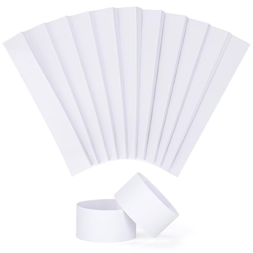 550PCS Money Bands for Cash Blank White Cash Bands Self Adhesive Currency Straps for Bill Wrappers Cash Organizer