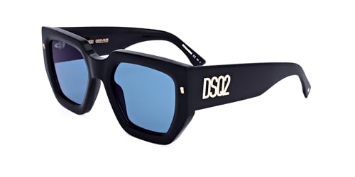 Dsquared D2 0031/s ETJ/MT BLACK TEAL Sunglasses Unisex Acetate, Standard, 53